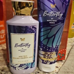 Bath & Body Works Butterfly Body Wash Set